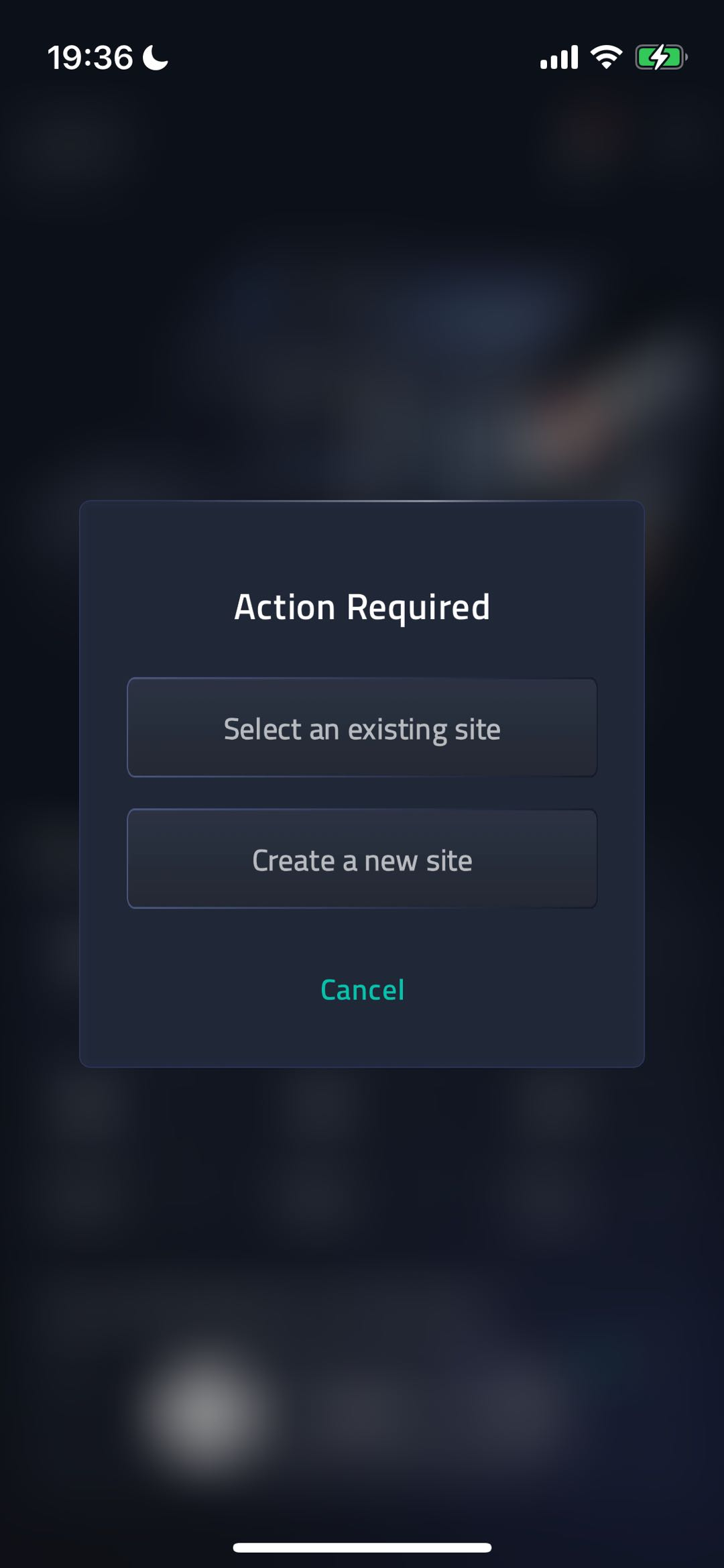 Add Device Choice screenshot