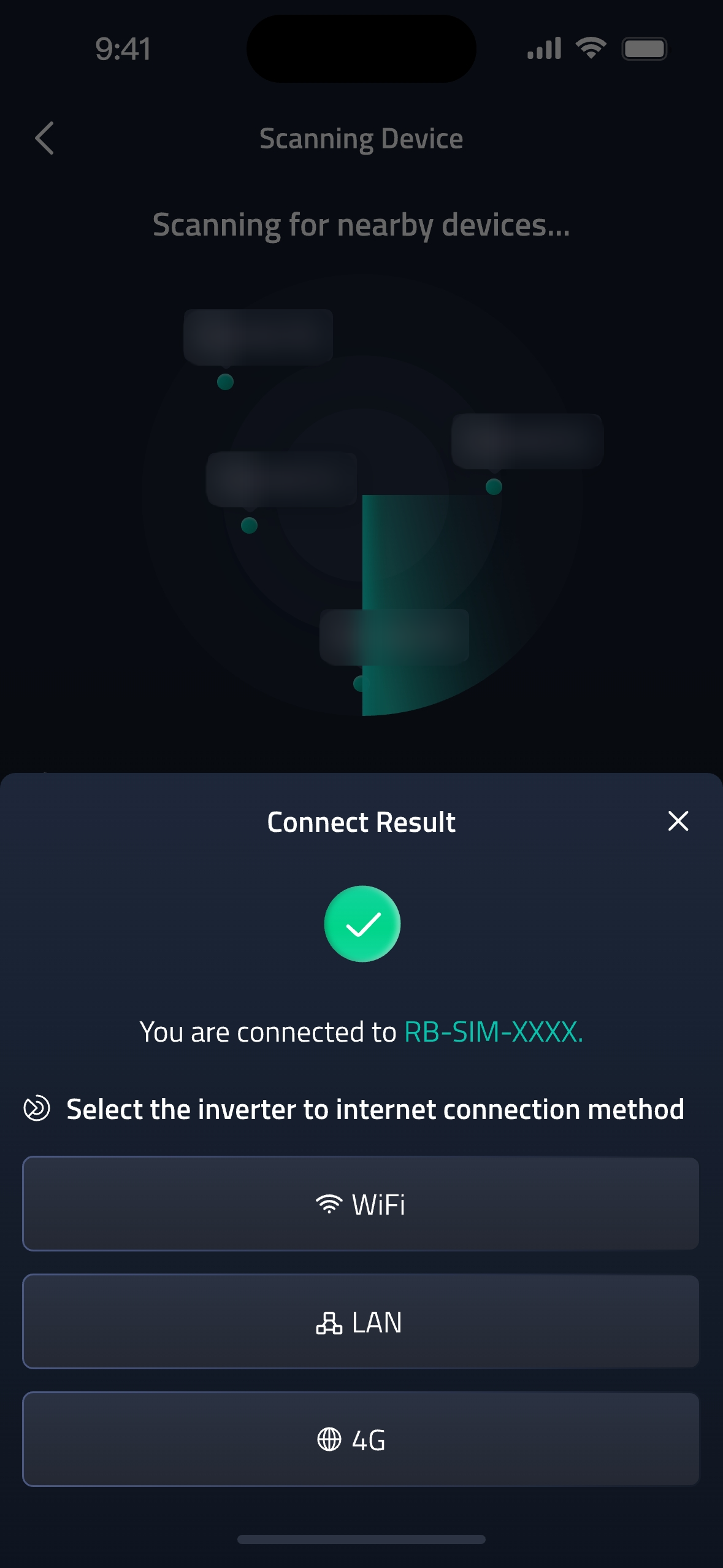 Connection Method screenshot
