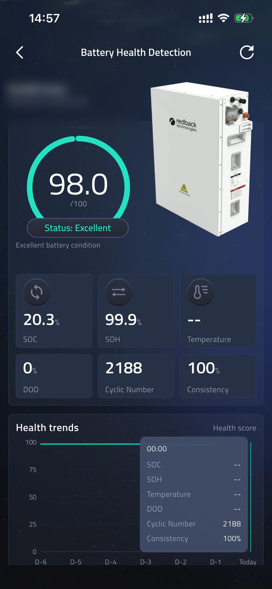Battery Health Detection - Score Available screenshot