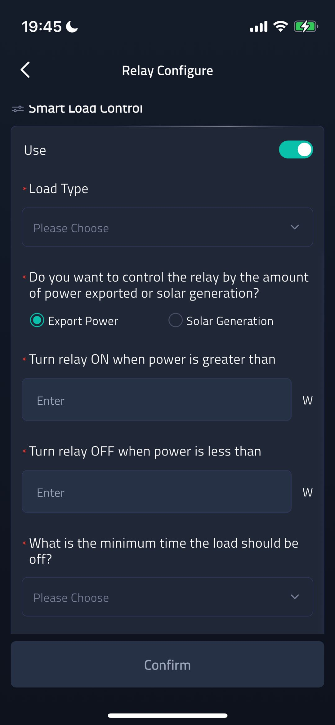 Smart Load Control screenshot