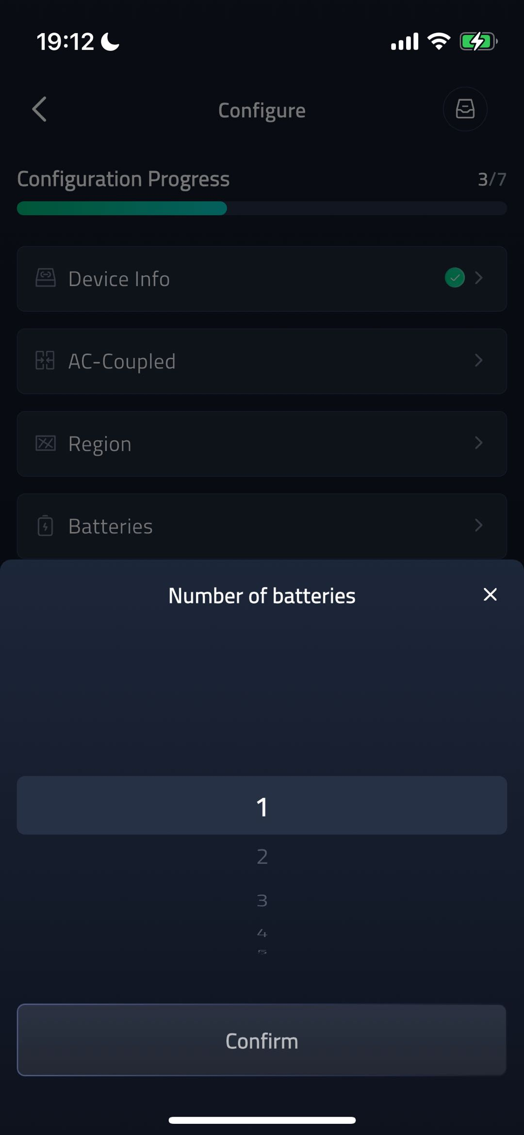 Battery Channel Summary screenshot