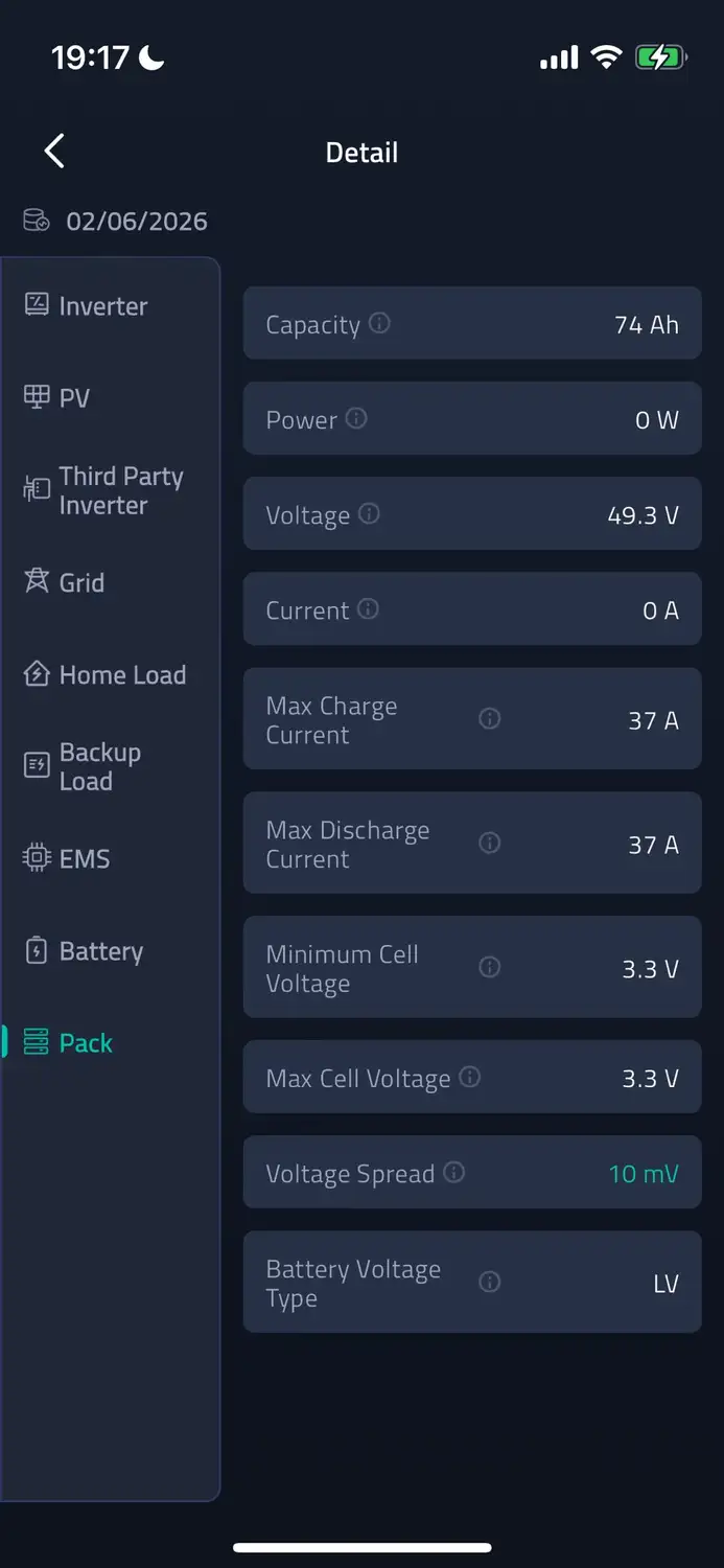 Pack Detail screenshot