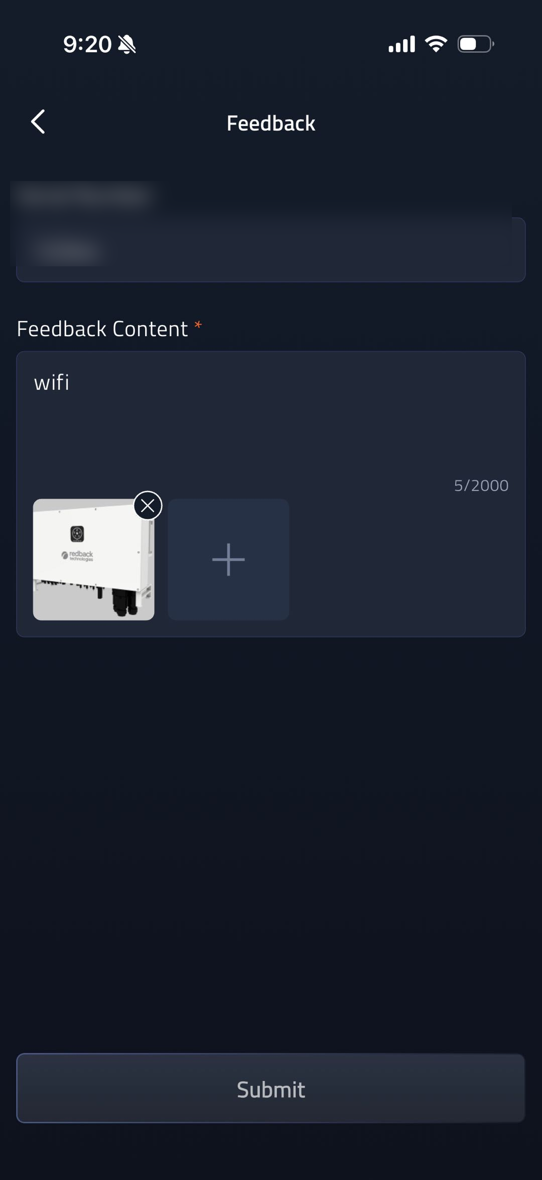 Feedback With Photo screenshot
