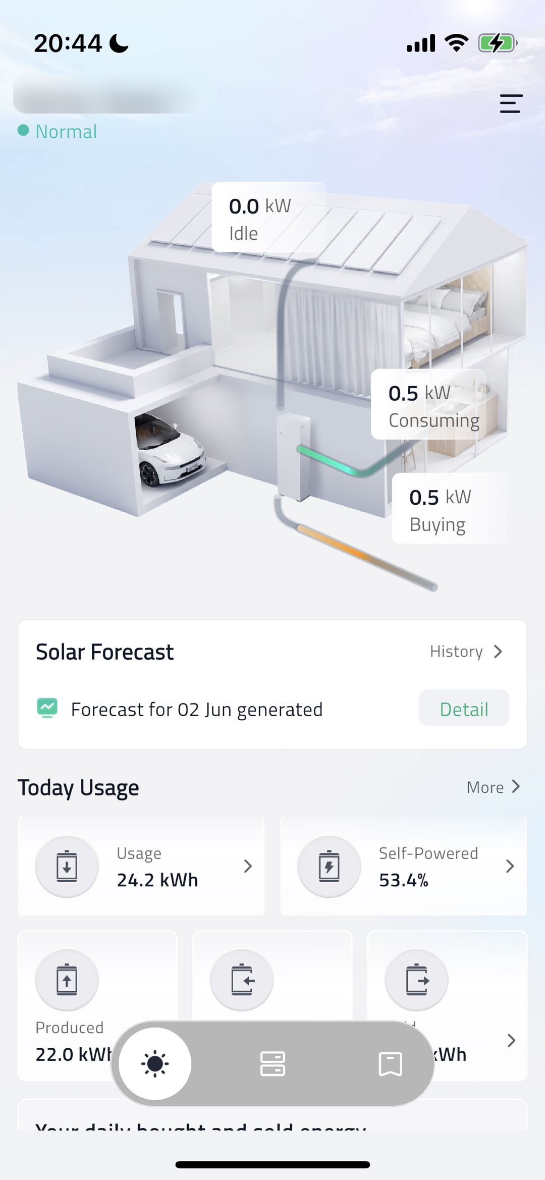 Dashboard - Light Theme Example screenshot