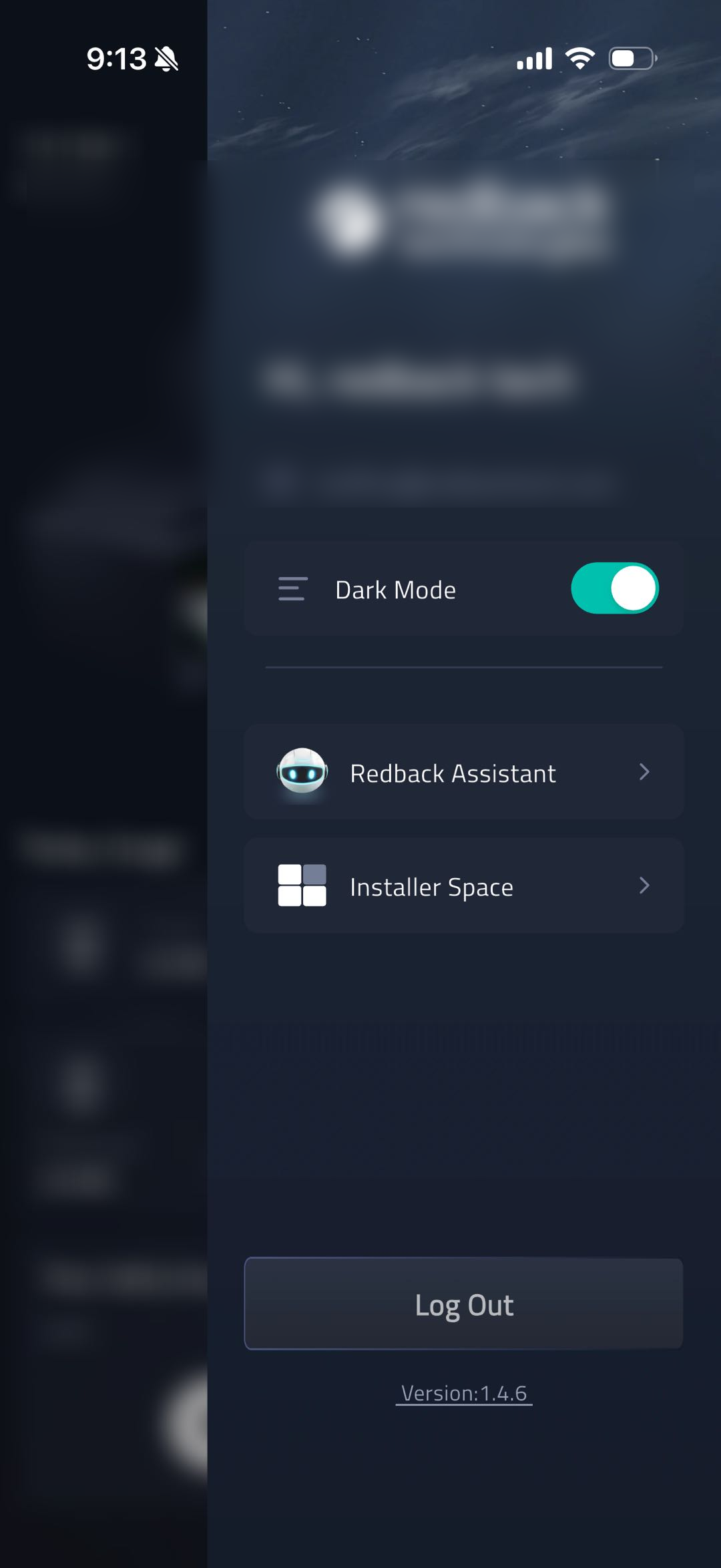 Open Installer Space From Settings screenshot