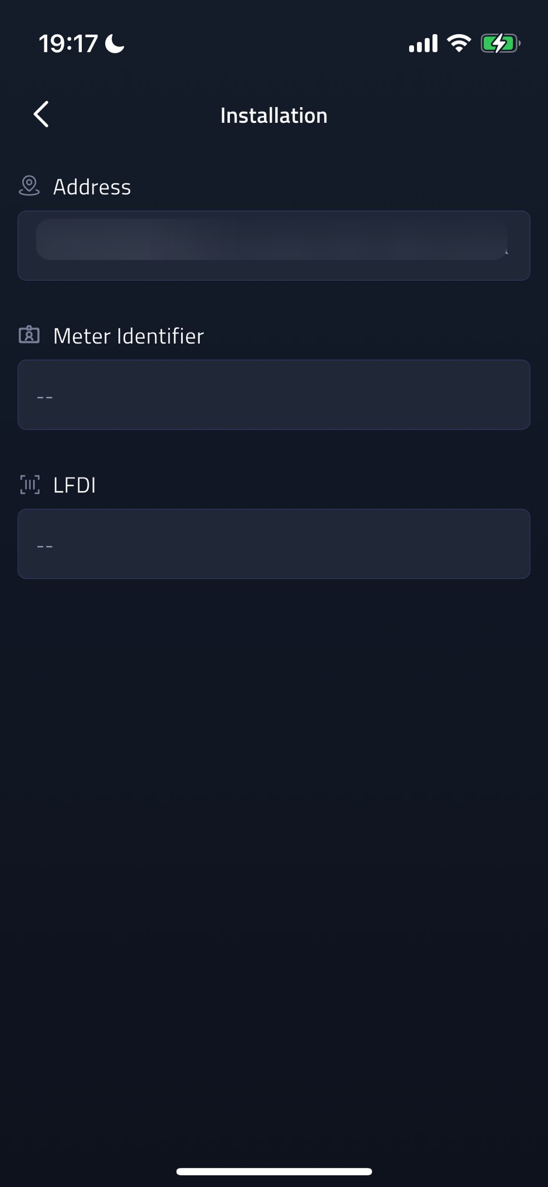 Installation screenshot