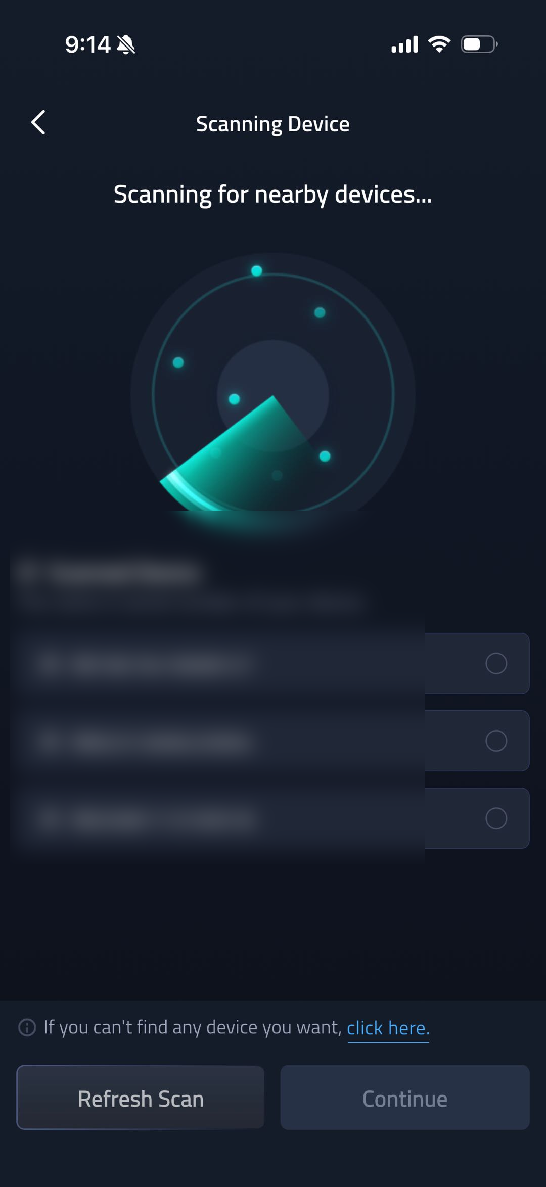 Near Field Scan screenshot