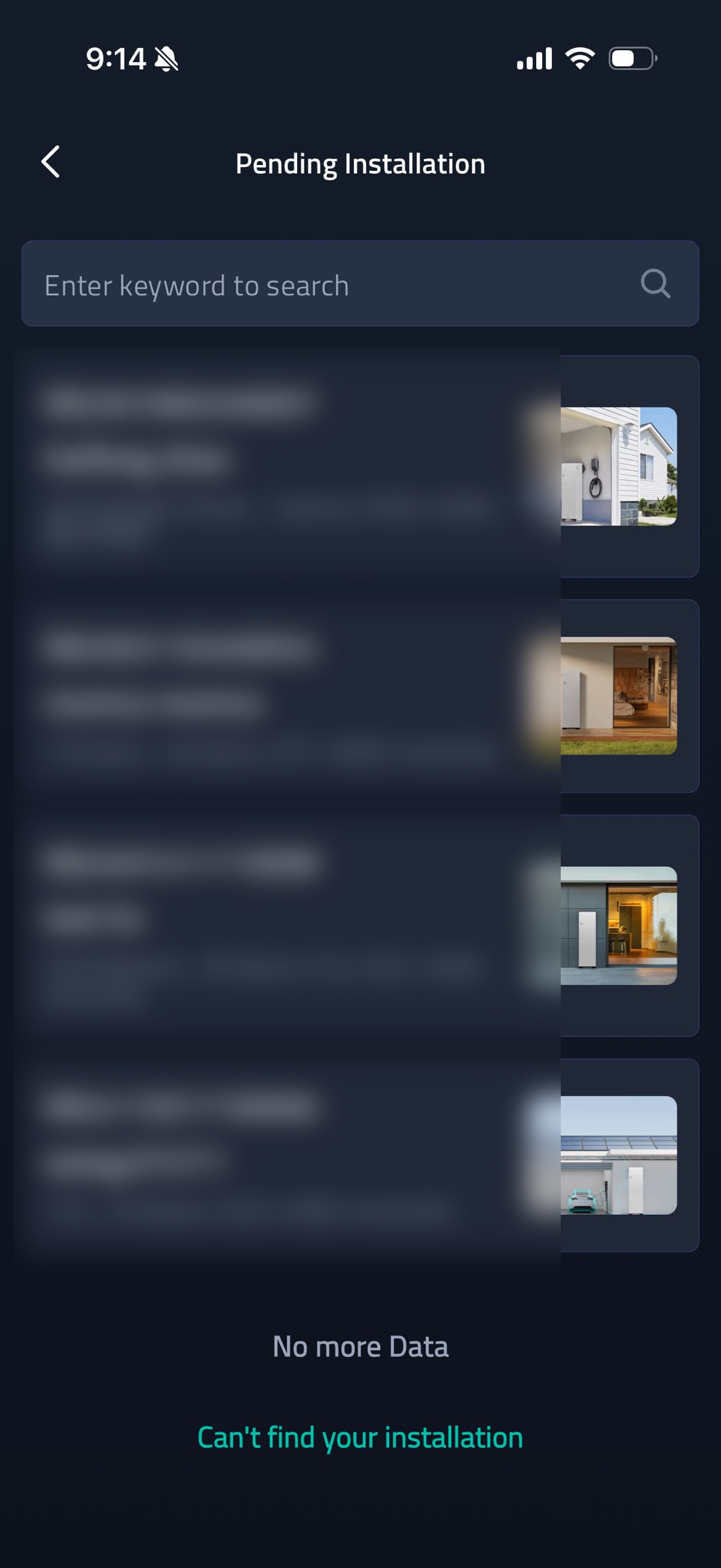 Pending Installation screenshot