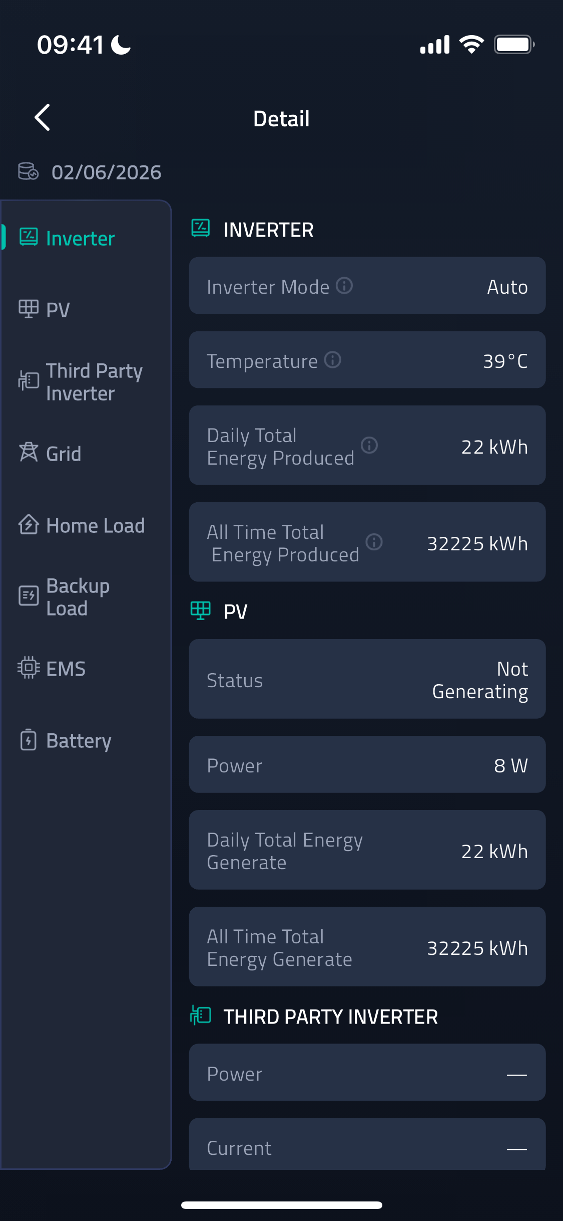Device Detail screenshot